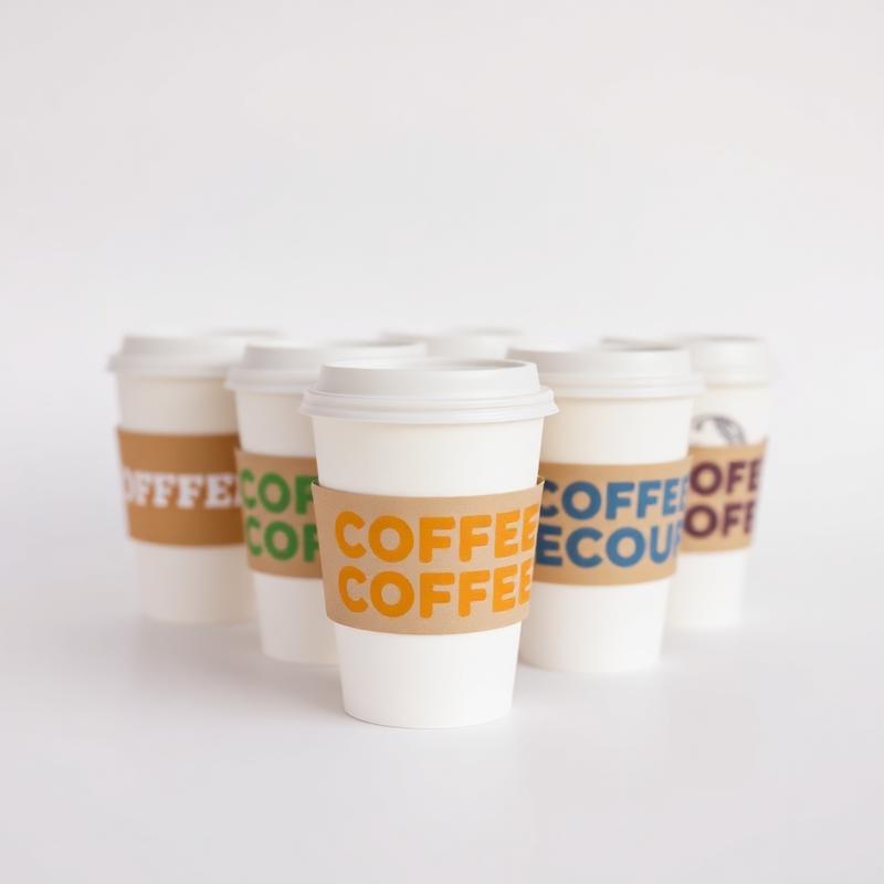 Custom branded coffee cup sleeves for UK cafes