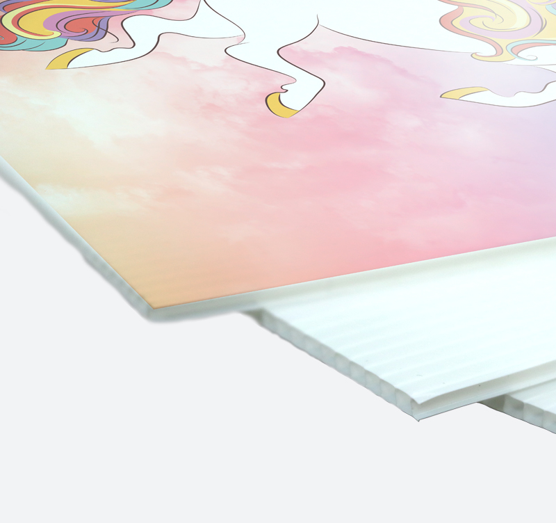 Correx sign board for outdoor UK advertising and events